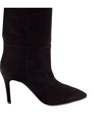 Black Suede Knee-High Boots VIA ROMA 15 | 4224NERO